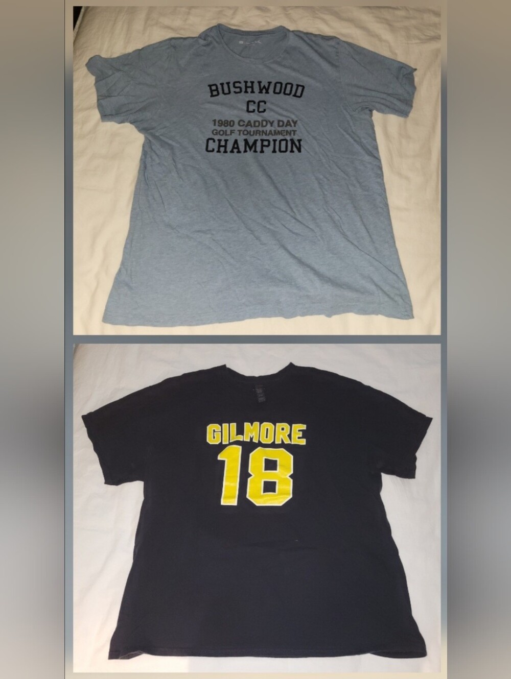 Lot / Bundle 2 Tshirts Tops Golf